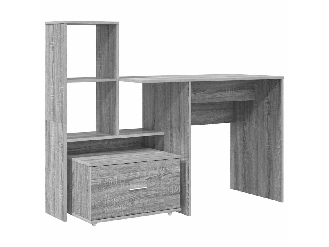 Escritorio Sonoma Gris | Escritorio secreter 131,5 x 50 x 106,5 cm Madera procesada