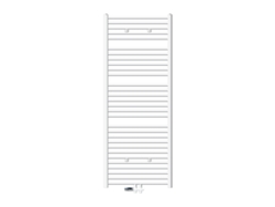 Radiador De Baño 750x1800 Blanco, Recto, Juego De Conexión Al Suelo