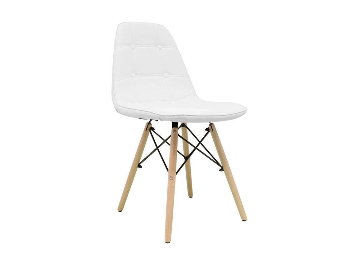 DUDECOR Silla Eskol Blanco