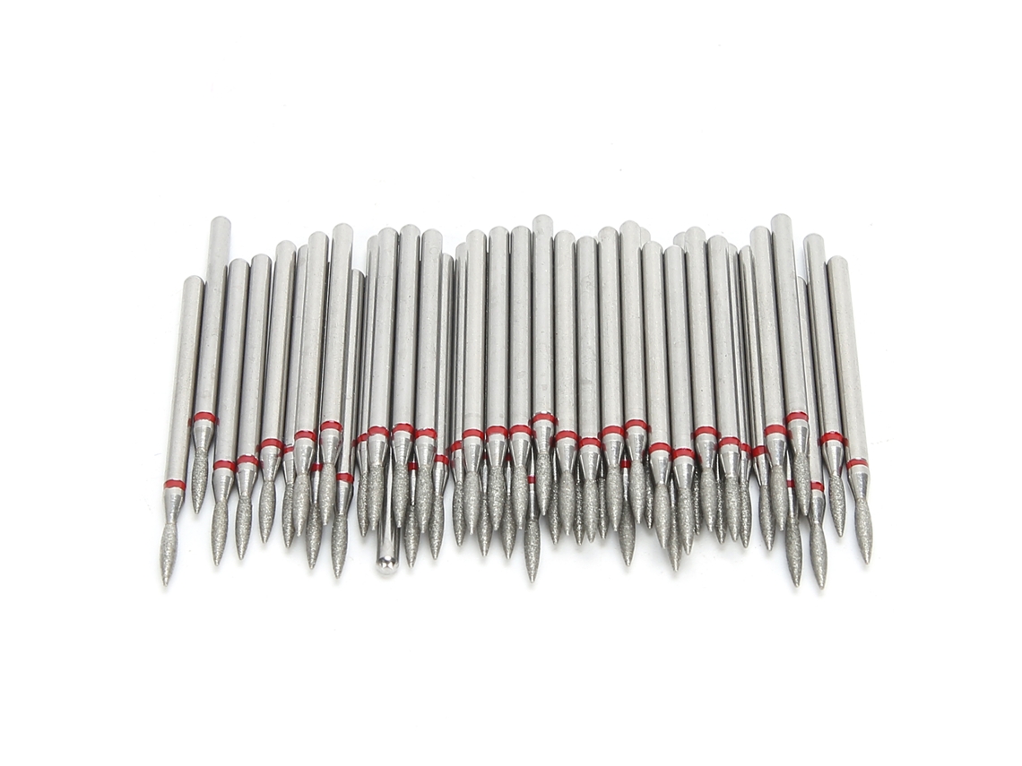 50 Piezas De Cabezales Profesionales Para Pulir Uñas, Brocas Para Manicura, Accesorio F-1.8mm/0.1in