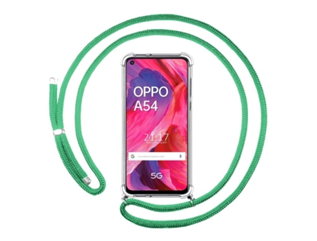 Carcasa Oppo A54 5G / A74 5G TUMUNDOSMARTPHONE Colgante Verde