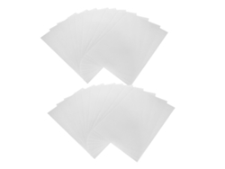 20pcs Hojas De Contracción Térmica 0.3mm Translúcidas Para Manualidades Diy Joyería Llaveros Regalos Niños