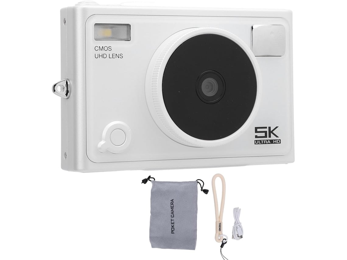 Cámara Digital Compacta 5k De 72 Mp, Pantalla De 2,8 Pulgadas, Zoom De 18x, Batería