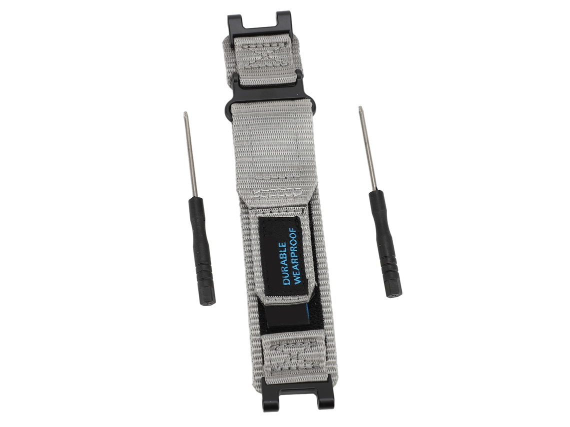 Correa de reloj deportiva de nailon (transpirable, cierre de velcro)