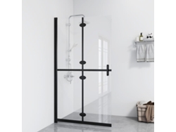 Mampara De Ducha Plegable Vidrio Esg Transparente 70x190 Cm