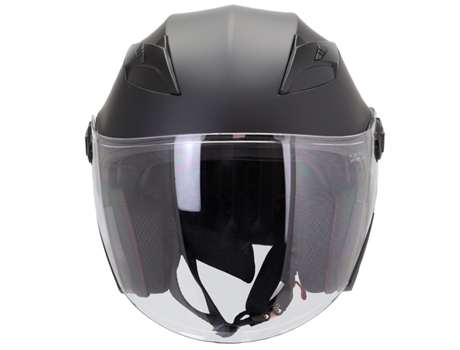 Casco Jet NOEND Motociclismo Pure SC-32 Doble visera ECE 22.06 Negro Matte (L)