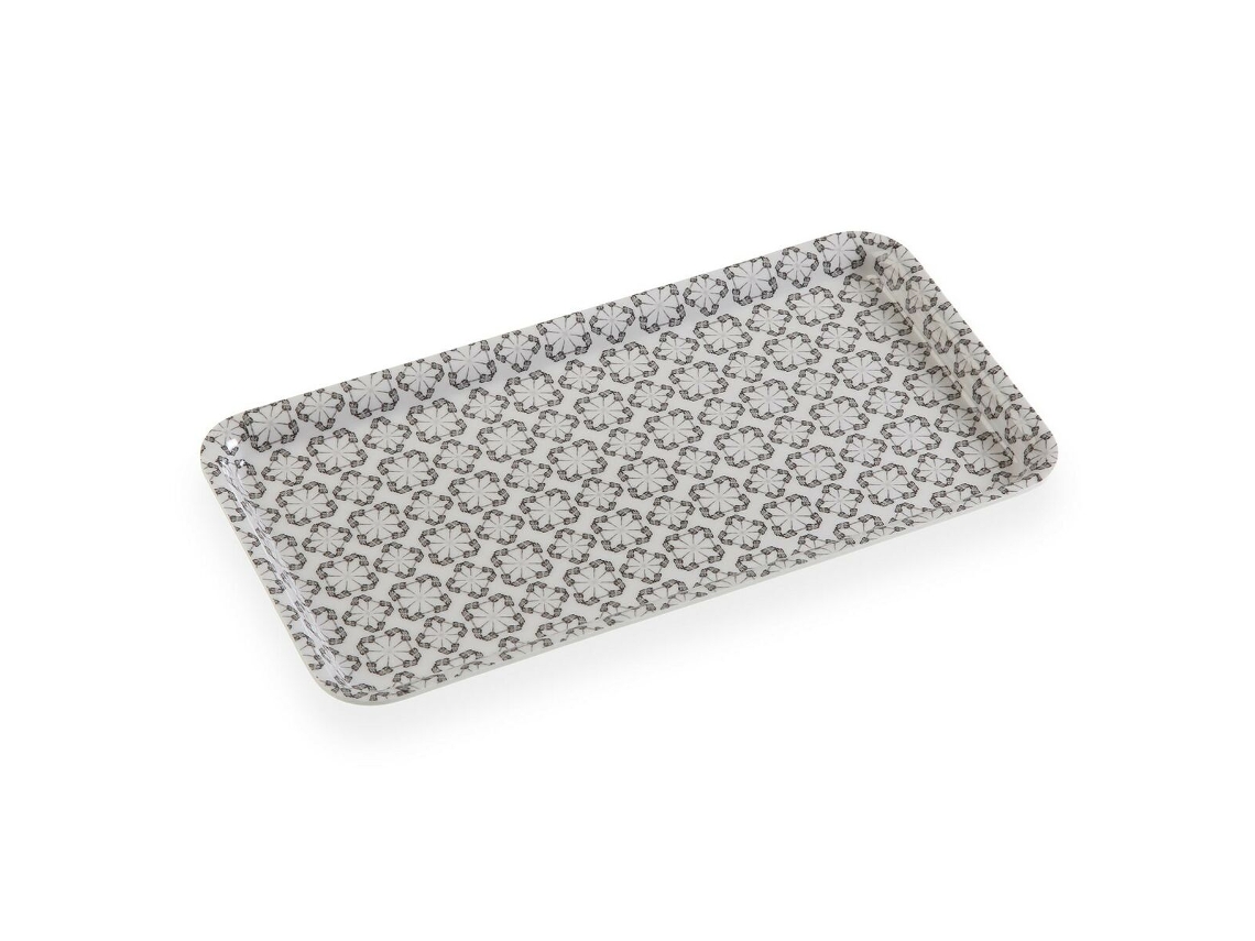 Bandeja Versa Oslo Gris Melamina 16 x 1,4 x 30 cm