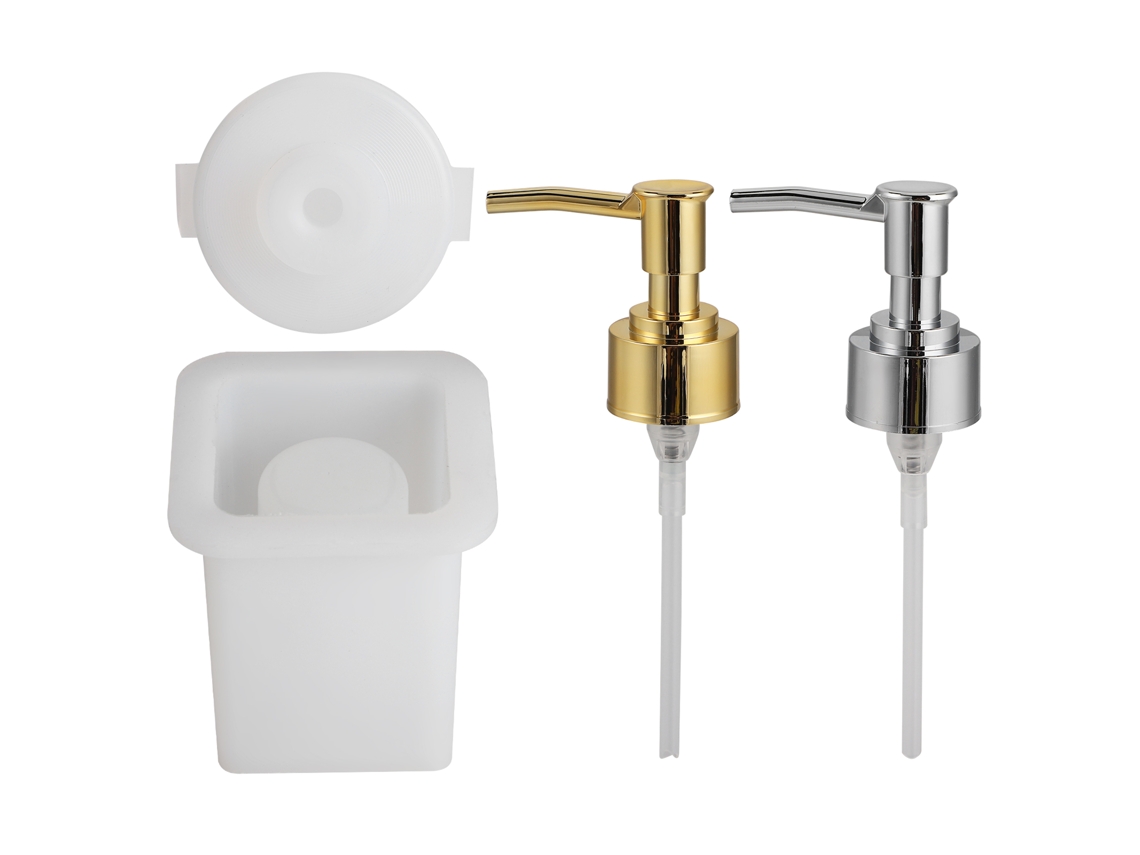 Dispensador de jabón casero (molde de silicona, bomba de perfume)