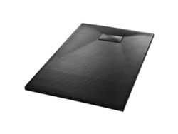 Maison Exclusive - Plato De Ducha Smc Negro 100x80 Cm
