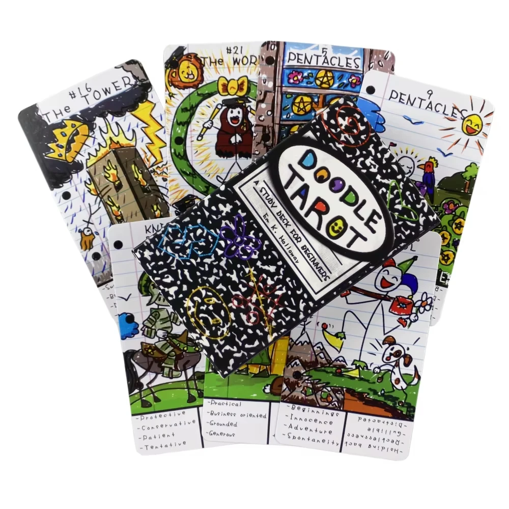 78 Cartas Del Tarot Para Principiantes - Cartas Oráculo (versión En Inglés)