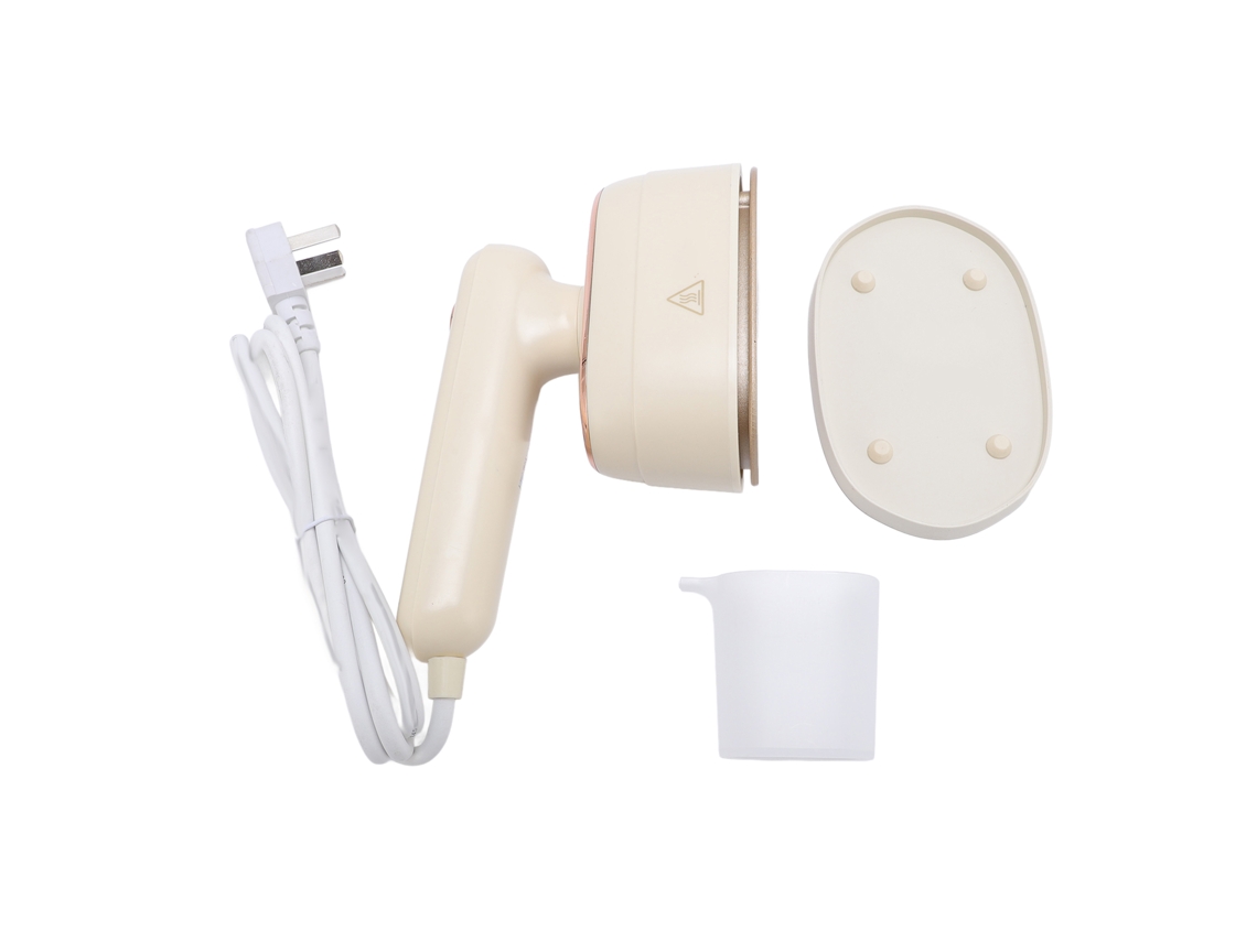 Ferro De Vapor Portátil 800w 100ml Anti-vazamento Pequeno Para Viagens Casa Dormitório Bege