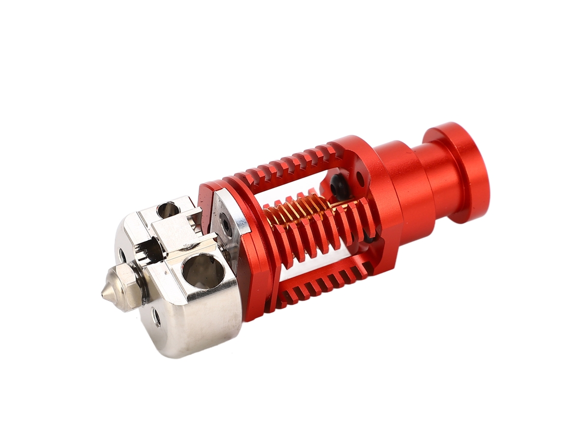 Kit De Boquilla Para Impresora 3d De Metal Todo Acero Resistente A Altas Temperaturas Extruder Cabeza De Extrusión Piezas Accesorios Rojo
