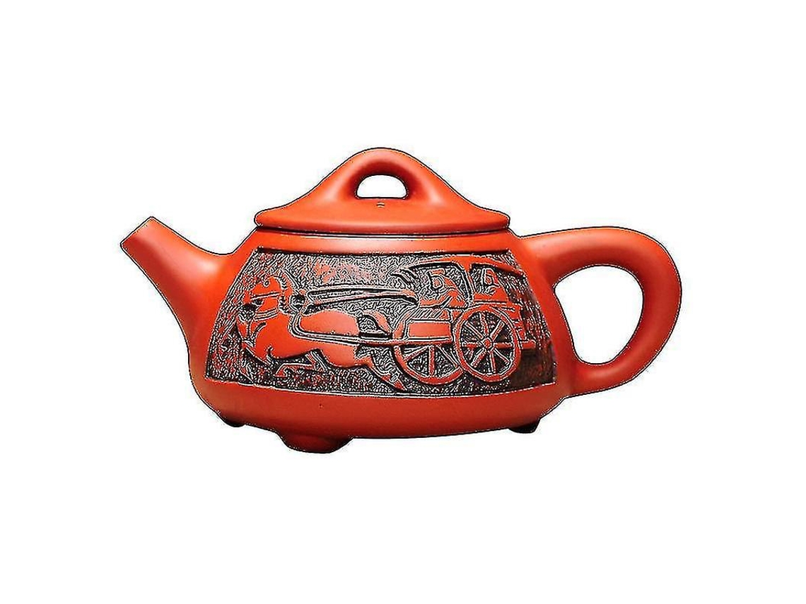 Hervidores eléctricos Tetera de kungfú de arcilla púrpura, porcelana china, tetera Yixing Zisha, juego de té de Kung Fu, dragón hecho a mano, sin marca