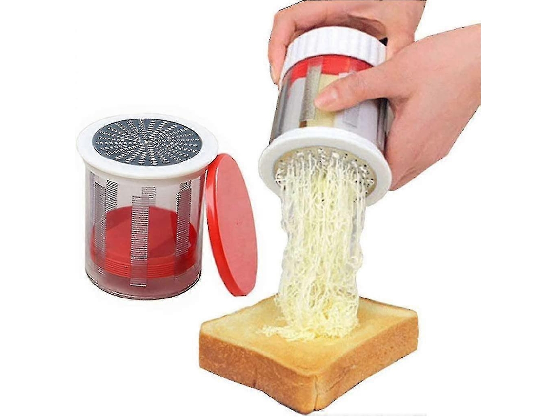 Rallador De Queso Y Mantequilla De Acero Inoxidable Manual Con Cuchillas Intercambiables Herramienta De Cocina Yujia