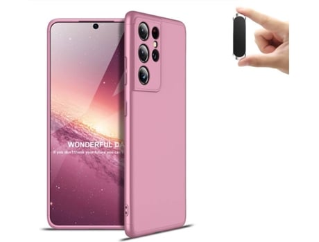 Funda para Samsung Galaxy S21 Ultra PHONESHIELD Slim Armor 360º Rosa