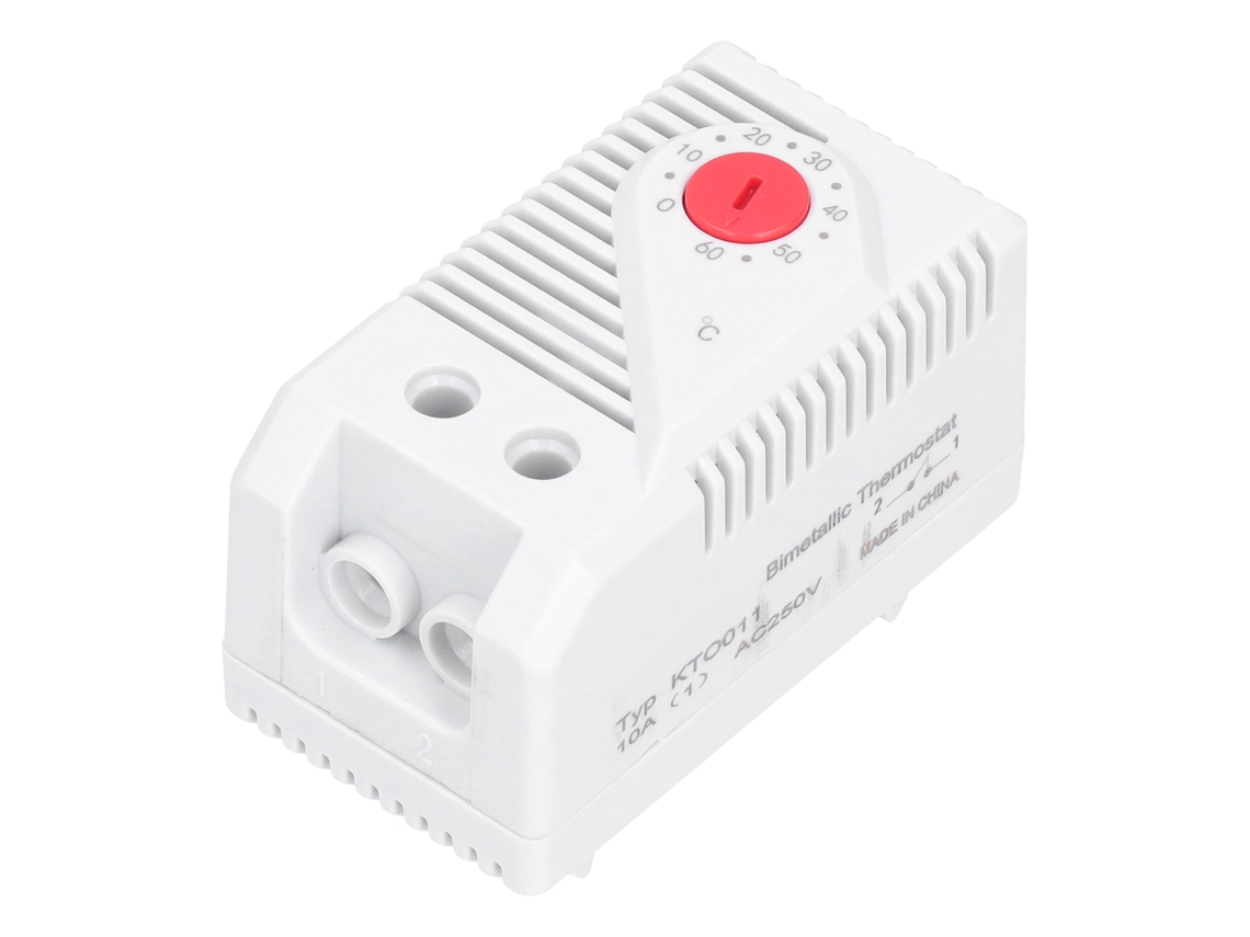 Termostato Mecánico Kto 011 Regulable Controlador De Temperatura Para Comunicaciones Eólicas 0‑60°c