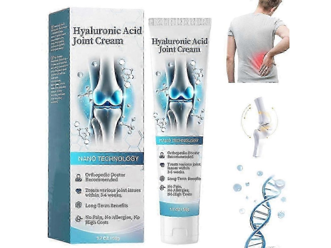 Crema De Ácido Hialurónico Para Las Articulaciones, Cuidado Avanzado De Huesos Y Articulaciones.