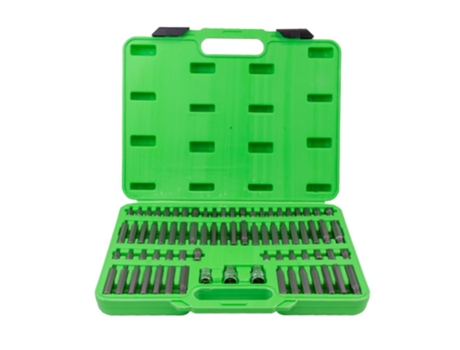 Caja de herramientas de 75 piezas, Xzn, Torx hexagonal Inv.