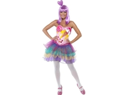 Disfraz de Mujer DISFRAZZES Candy De Reina Del Pop (Talla: M - 40/42)