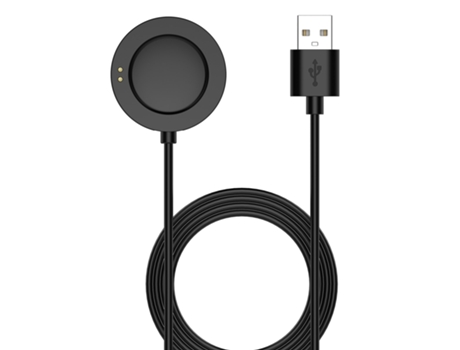 Xiaomi Watch S2 Cable de carga magnético de 46 mm/42 mm para reloj inteligente, 1 m (negro)