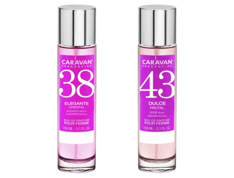 Set de 2 perfumes Caravan para mujer Nº43 y Nº 48 COLONIAS Y PERFUMES MULTIMARCA