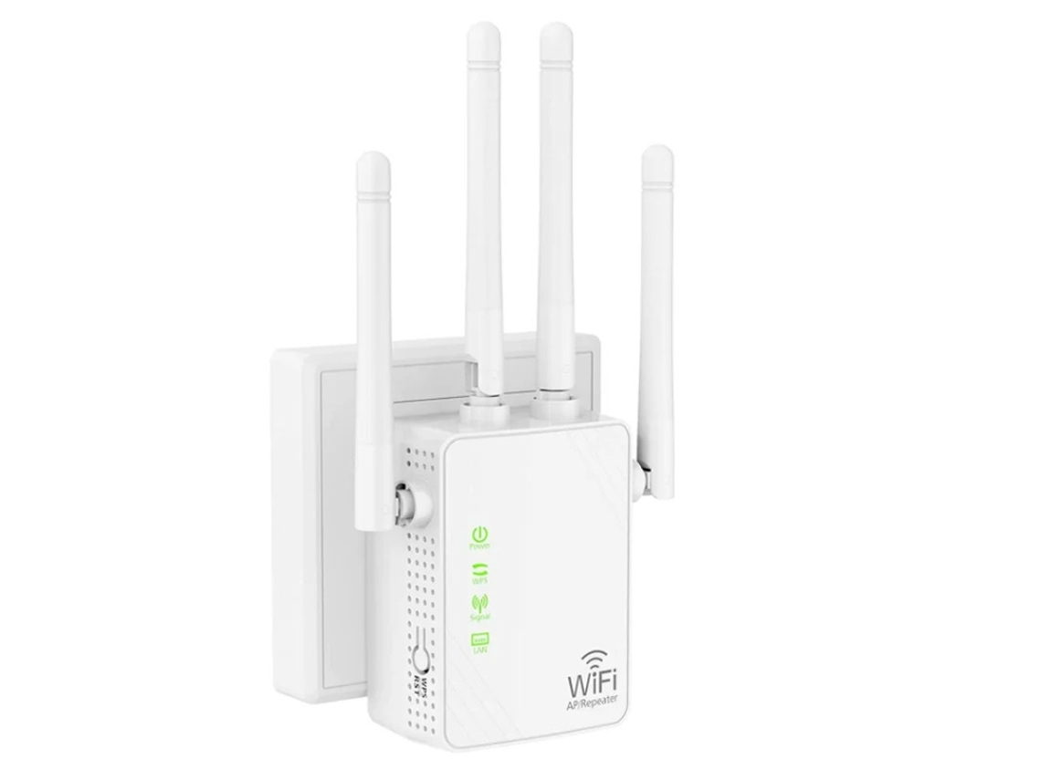 Amplificador de señal WiFi de hasta 5000 pies cuadrados y 46 dispositivos. Repetidor de Internet inalámbrico Yizhood.