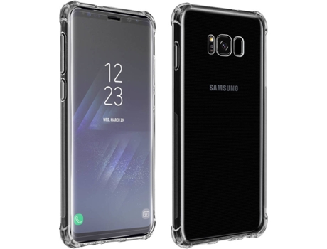 Carcasa y Protector de Cristal Templado Samsung Galaxy S8 AVIZAR PACK-PREMS-G950 Negro