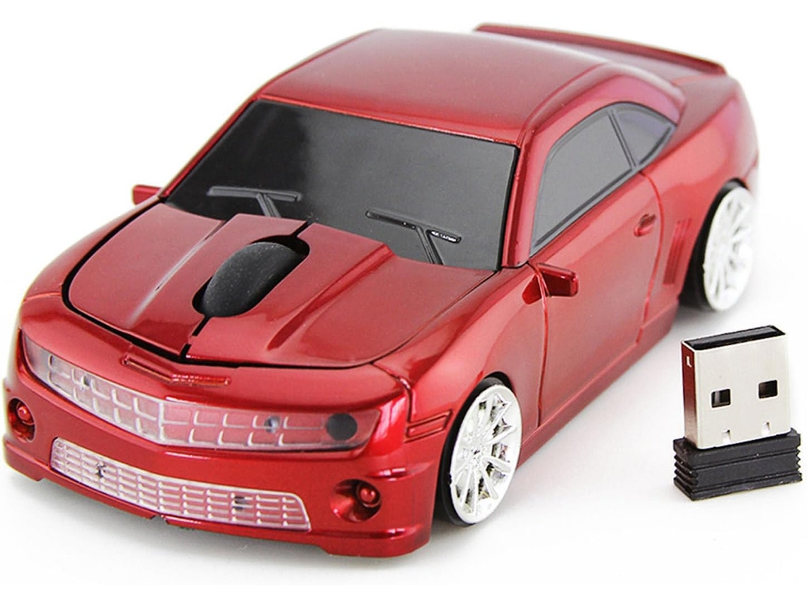 Ratón Deportivo De Precisión Con Forma De Coche, 2,4 Ghz, Sensor De Alta Precisión, Plug And Play.