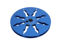 Bobina De Fita Vazia De 7 Polegadas Em Liga De Alumínio Com 8 Buracos Para Gravadores Reel To Reel Revox Studer Azul 1/4 Polegada