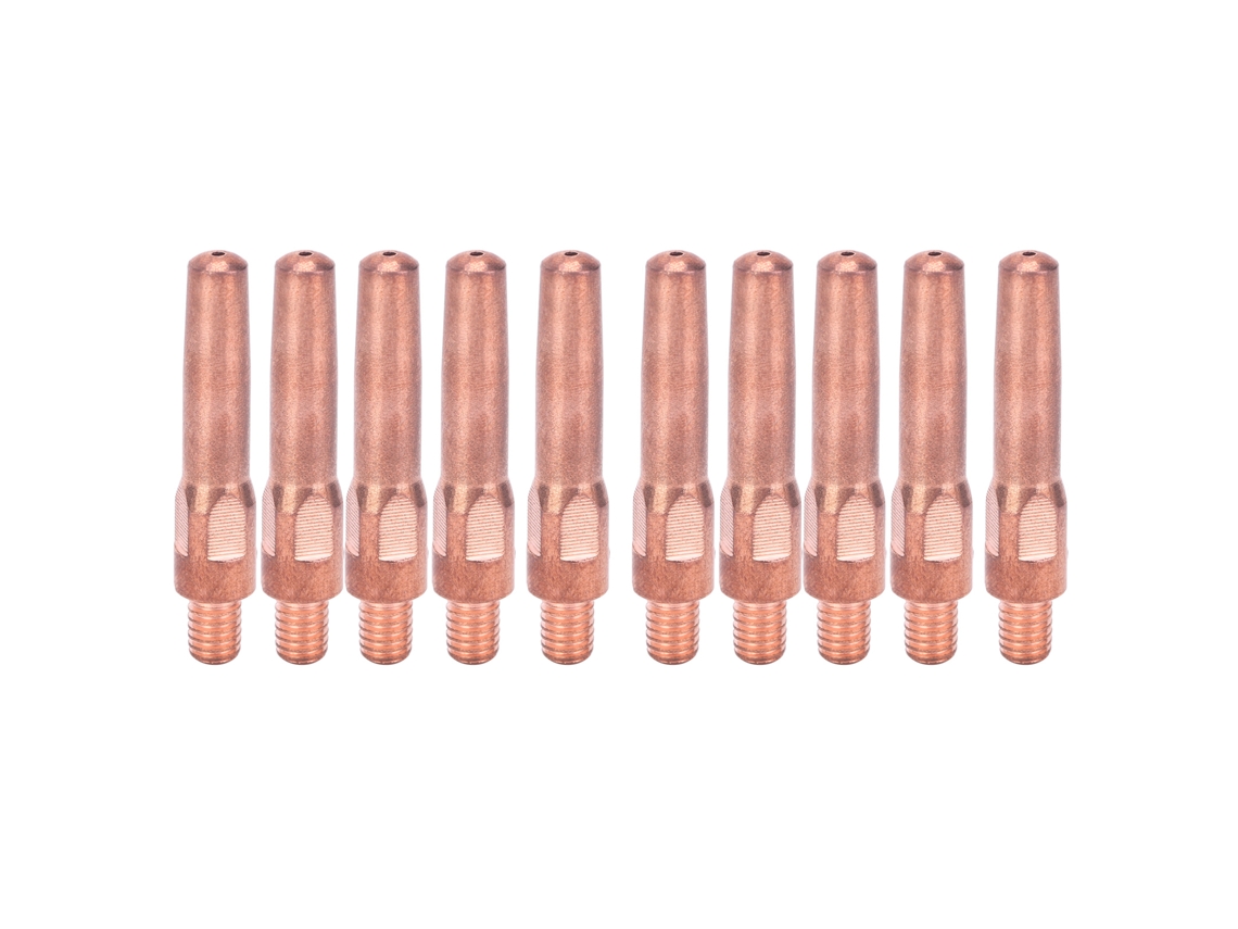 10 Puntas Conductoras M6, Accesorios De Repuesto Para Boquillas De Soldadura, 8,8 X 45 X 1,2 Mm