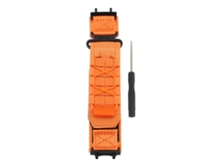 Correa Ajustable De Nailon Con Velcro Para El Reloj Inteligente T Rex 3 Orange.