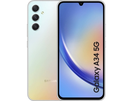 Smartphone SAMSUNG Galaxy A34 5G (6.6'' - 6 GB - 128 GB - Silver)