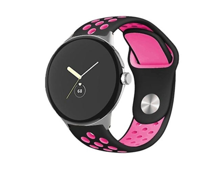 Correa Smartwatch Para Google Pixel Watch Negro Rosa VENISYMLIS