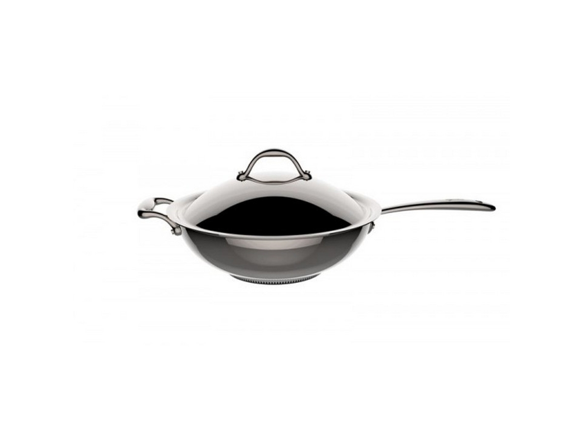 Sartén Wok LAGOSTINA (Acero Inox-30cm)
