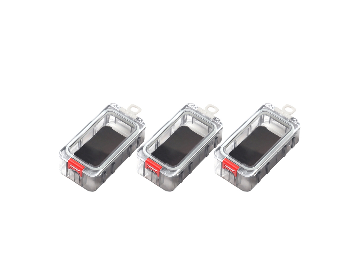 Caja Magnética, Impermeable Y Luminiscente Para Herramientas De Pesca, Para Señuelos Y Accesorios, 3 Piezas.