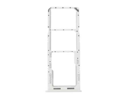 Bandeja Tarjeta SIM de Repuesto para Samsung Galaxy A13 4G blanco CLAPPIO