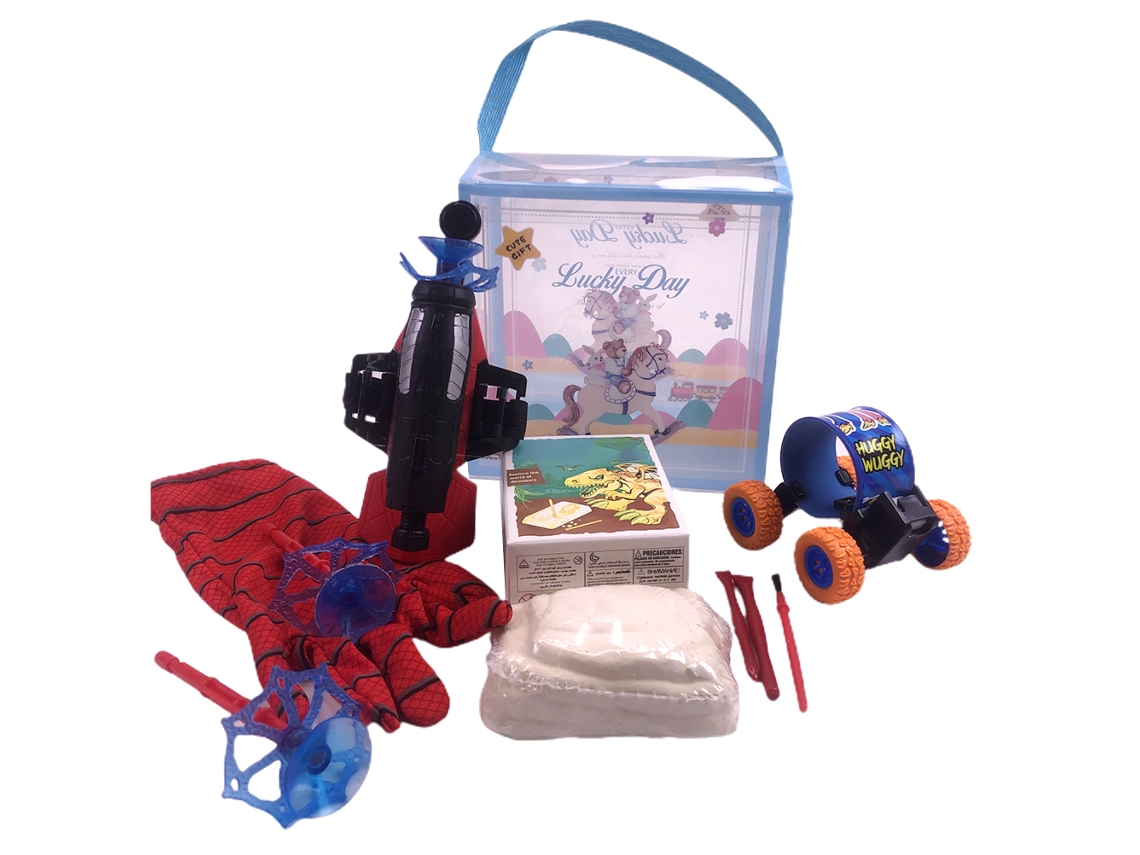 Ats-lanzador De Telaraña Para Niños Guante Disparador Juguete Set Con Caja Clara Accesorio De Disfraz Juguete Educativo Divertido