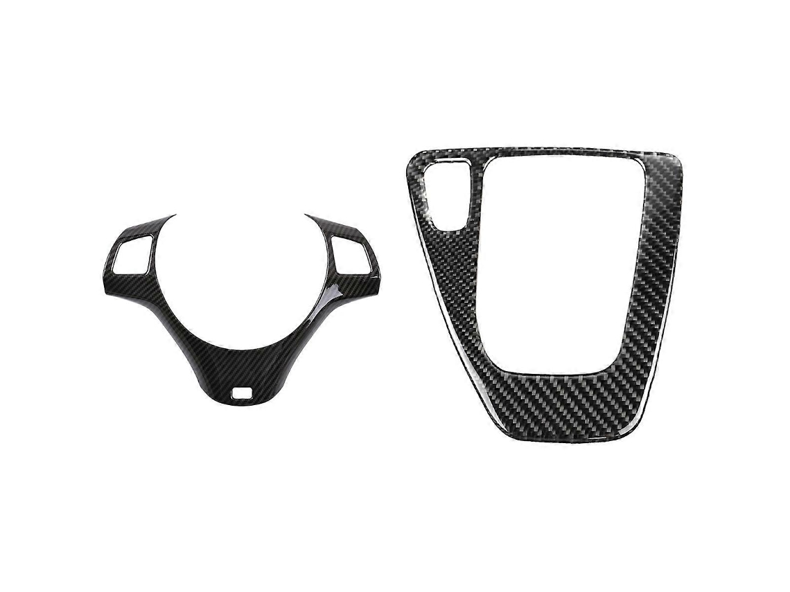2 piezas de accesorios para coche: decoración del salpicadero, palanca de cambios central y volante.