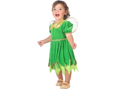 Disfraz de Bebé DISFRAZZES Hada Verde (Talla: 12 a 24 meses)