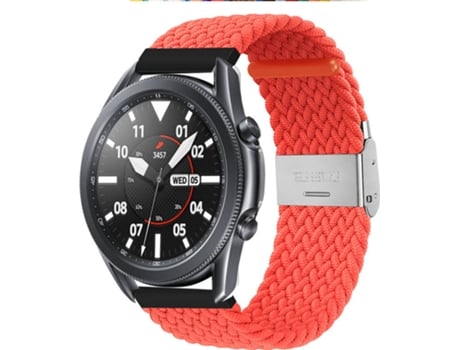 Correa Trenzada Ajustable para TicWatch S2 Naranja