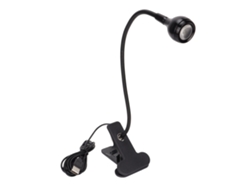 Lámpara de curado UV ajustable de 3 W con soporte de cuello de cisne con clip