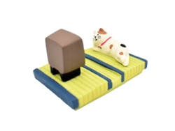 Soporte de mesa para teléfono Baok, ligero y estable, de resina, con diseño de gato, universal para todos los teléfonos móviles.