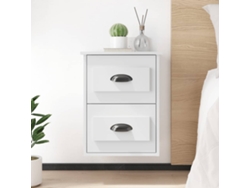 Mesitas de Noche de Pared 2 Pzs 41,5X36X53 Cm Blanco