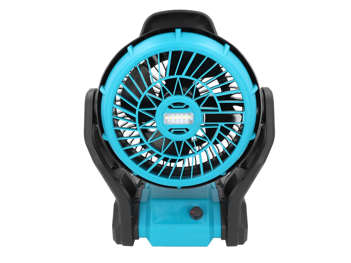 Ventilador portátil Dartek de 20 V y 12 pulgadas con batería para camping y pesca.
