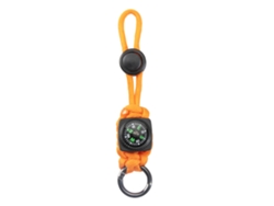 Pulsera De Paracord Con Brújula, Accesorio De Supervivencia Exterior, Mosquetón Ajustable Para Botella Y Llavero, Resistente, Multifunción
