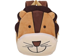 Mochila Infantil Ligera Con Diseño De León - Bolsa Escolar Para Niños