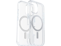 Funda OTTERBOX Symmetry con MagSafe para iPhone 16 (Transparente)
