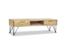 Mueble de Armario Tv 120X35X35 Cm Teca Maciza
