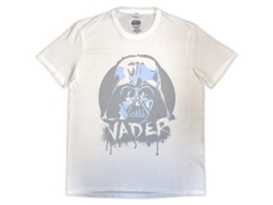 Rockinstone Star Wars 'darth Vader Spray Paint' (white) Camiseta Unisex--m