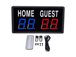 2026-pizarra Electrónica Led Con Control Remoto Para Baloncesto Ping-pong Bádminton Interior Exterior Usb-c 5v 2a Local Visitante
